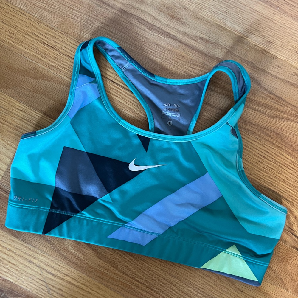 Blue Nike Sports Bra